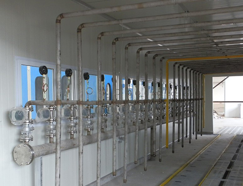 液態氧流量計產品安裝現場圖